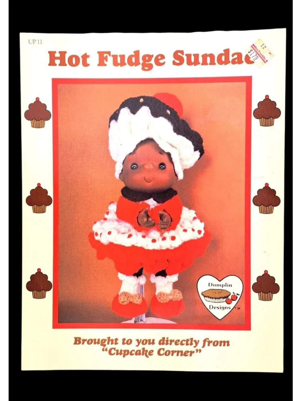 Vintage Hot Fudge Sundae Crochet Pattern Booklet UP11 Dumplin Designs 1985 Craft